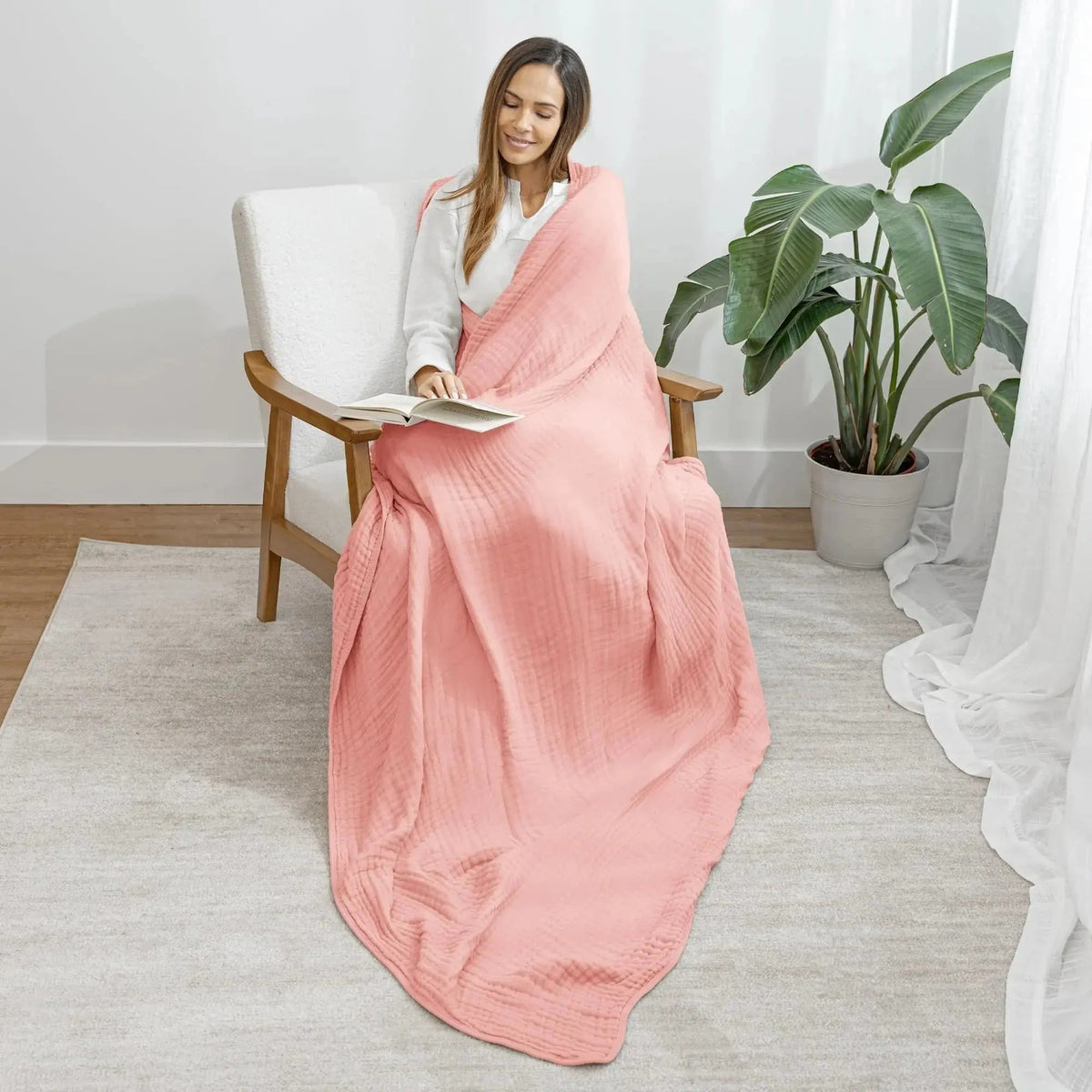Soft, Breathable Comfort Throw Blanket for Everyday Relaxation