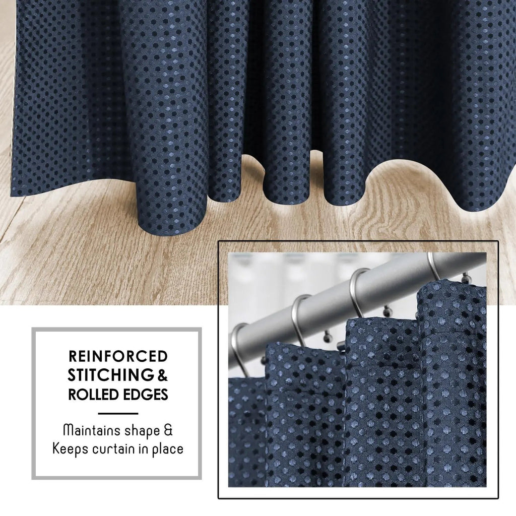 Blackout Curtain Set with Thermal Coated Lining for Bedroom, Living Room, and Home Privacy Control