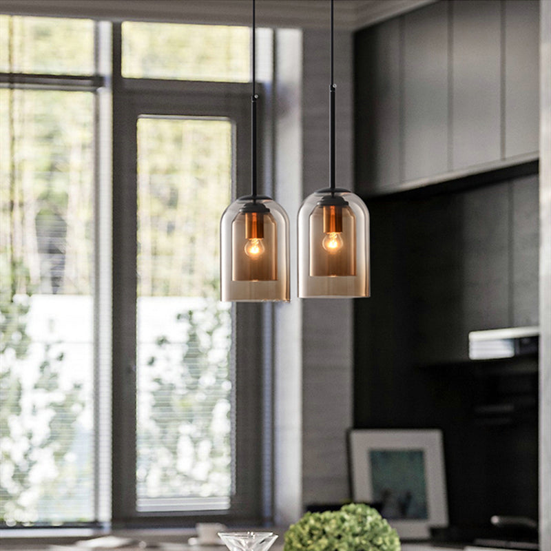 Nordic Glass Pendant Light - Sleek Minimalist Glass Fixture for Modern Interiors