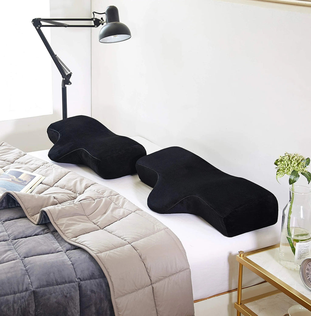 High-Density Memory Foam Support Pillow for Lash Extension and Beauty Treatments