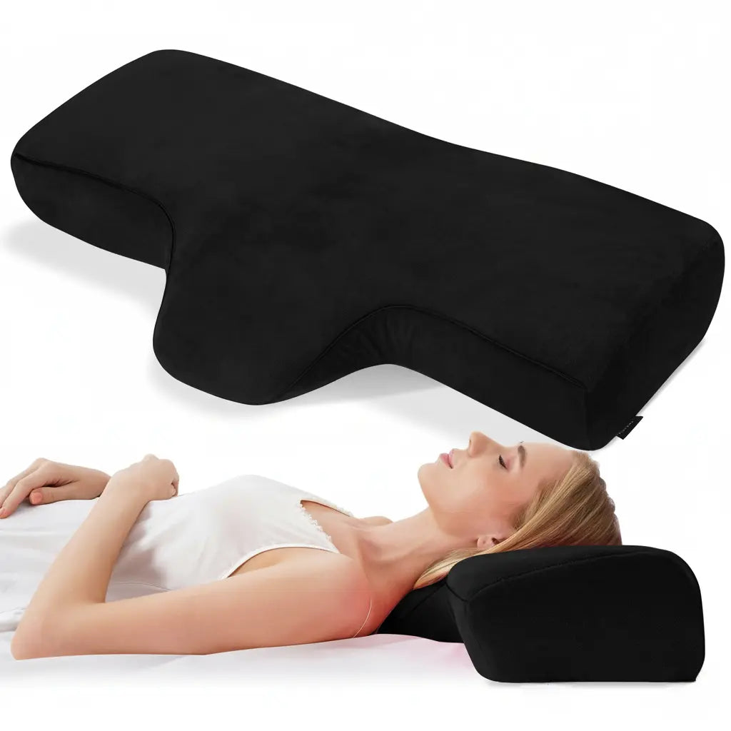 High-Density Memory Foam Support Pillow for Lash Extension and Beauty Treatments