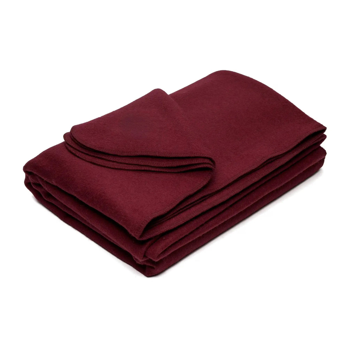 Winter Warm Wool Throw Blanket for Camping Travel and Outdoor Use