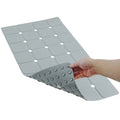 Non-Slip Silicone Bathtub Mat with Suction Cups and Drain Holes for Shower and Tub Use