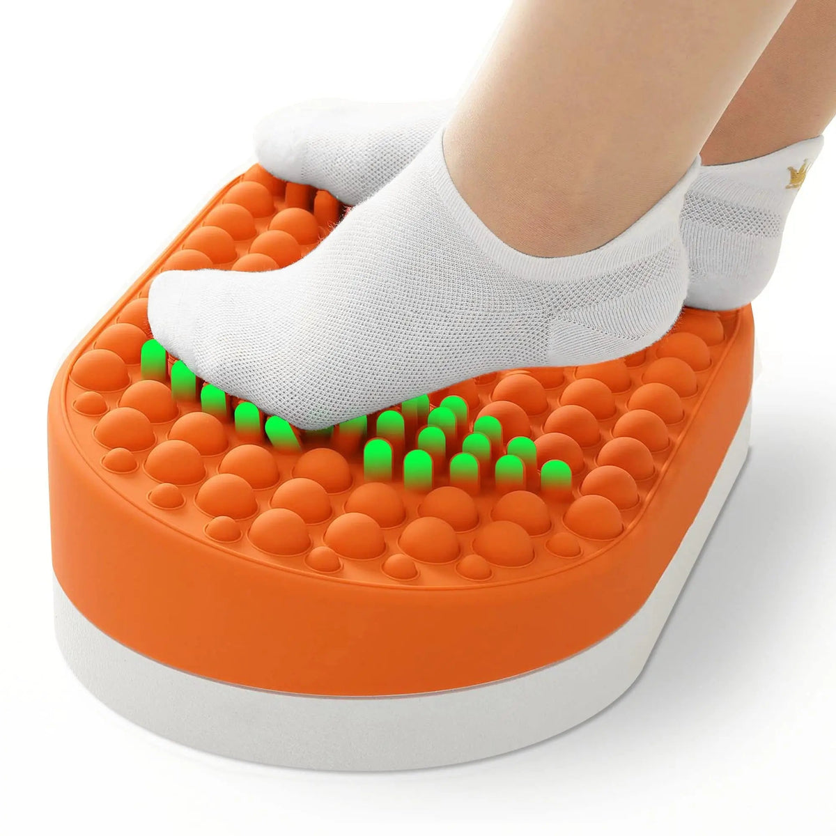 Soft Silicone Foot Rest for Under Desk Use with Stable Ottoman Style Support for Home and Office