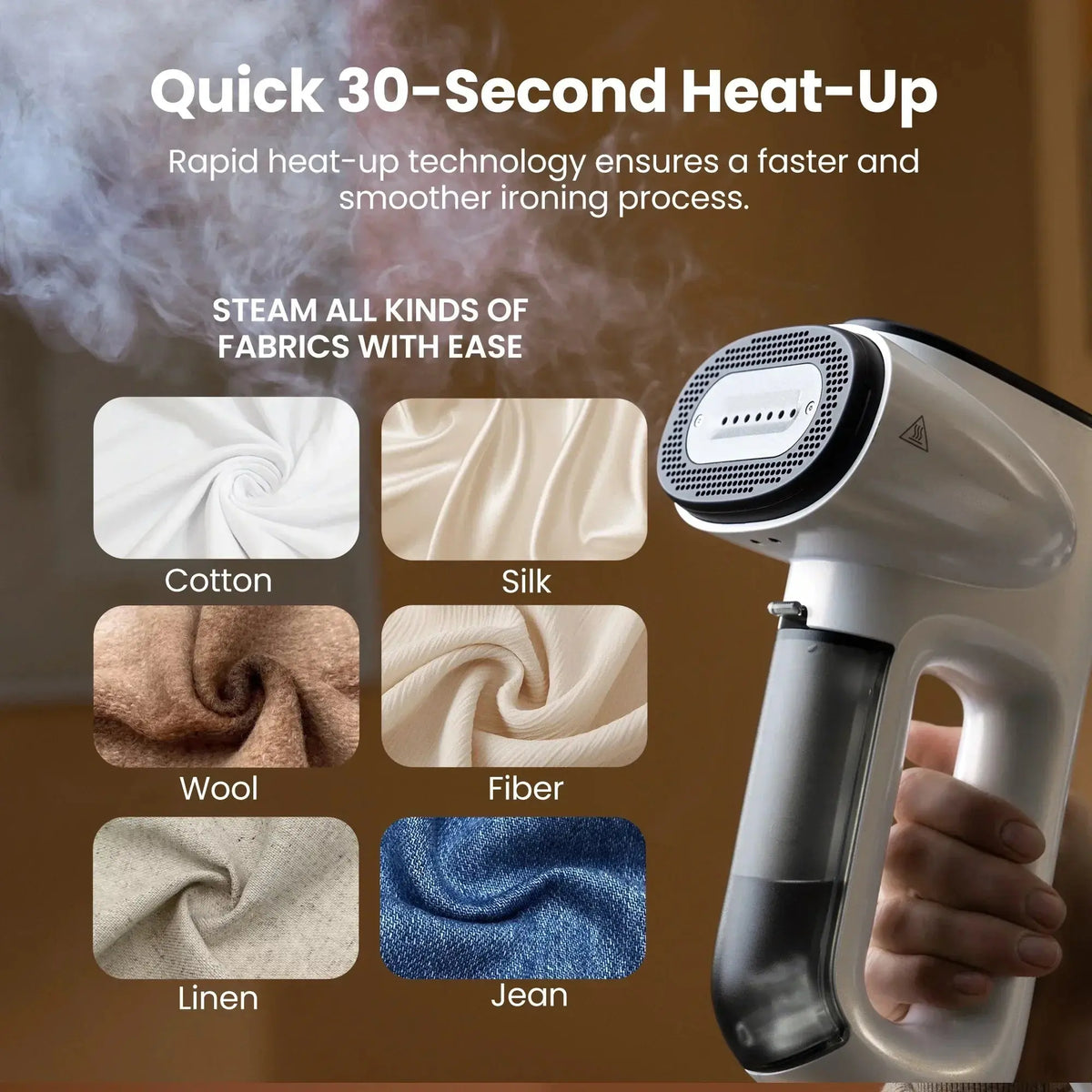 Best Handheld Steam Cleaner with AirIron Technology for Effortless, Wrinkle-Free Clothes