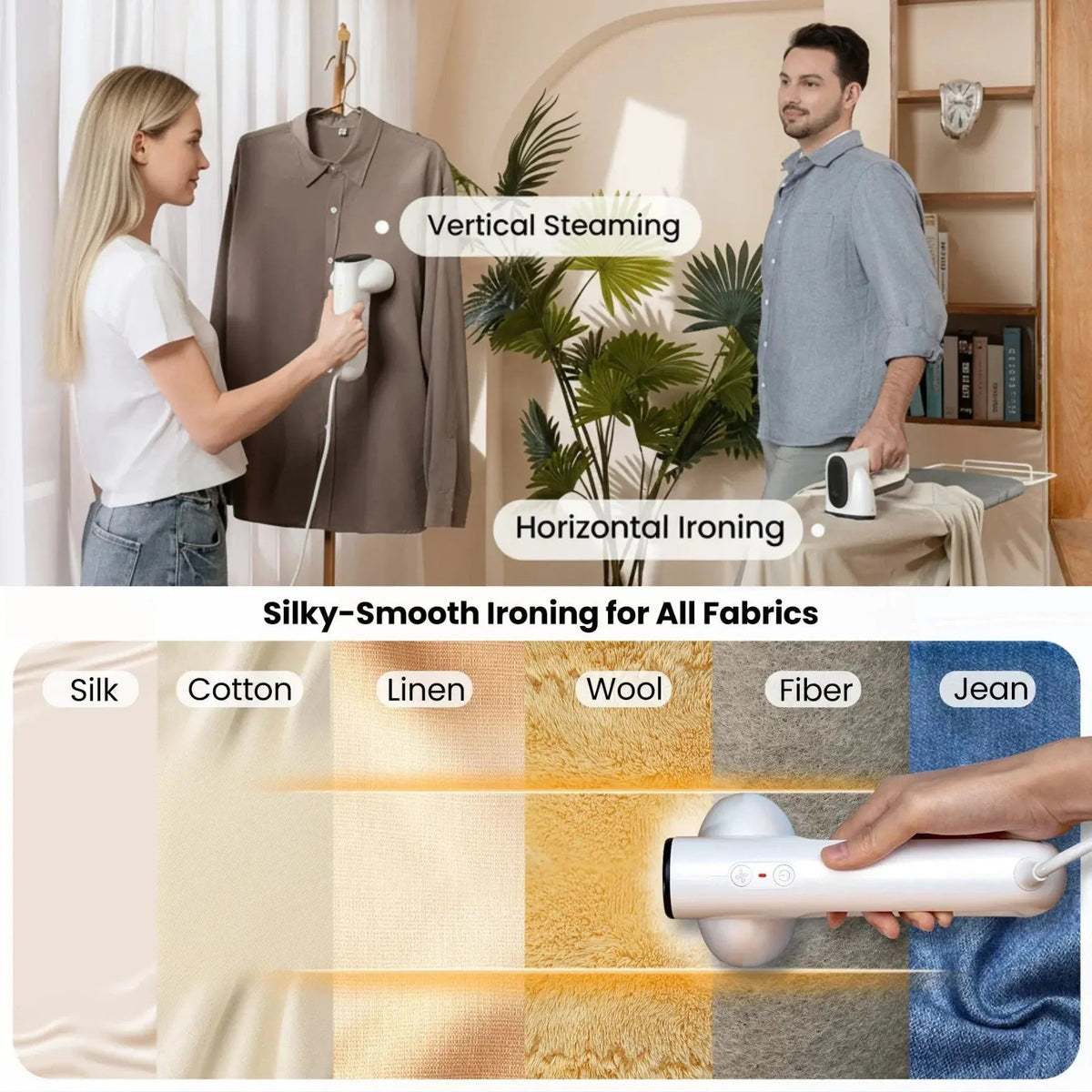 Best Handheld Steam Cleaner with AirIron Technology for Effortless, Wrinkle-Free Clothes