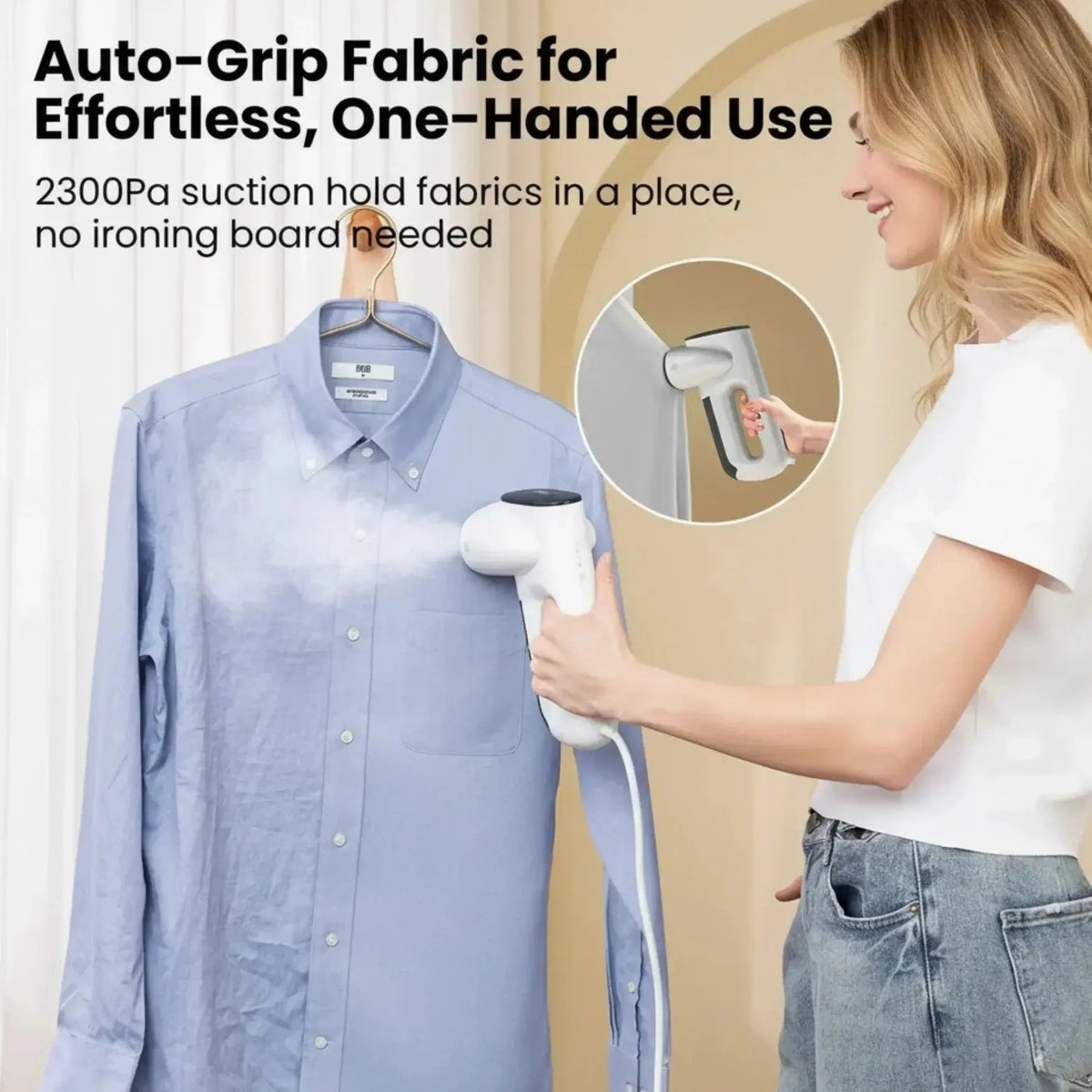 Best Handheld Steam Cleaner with AirIron Technology for Effortless, Wrinkle-Free Clothes