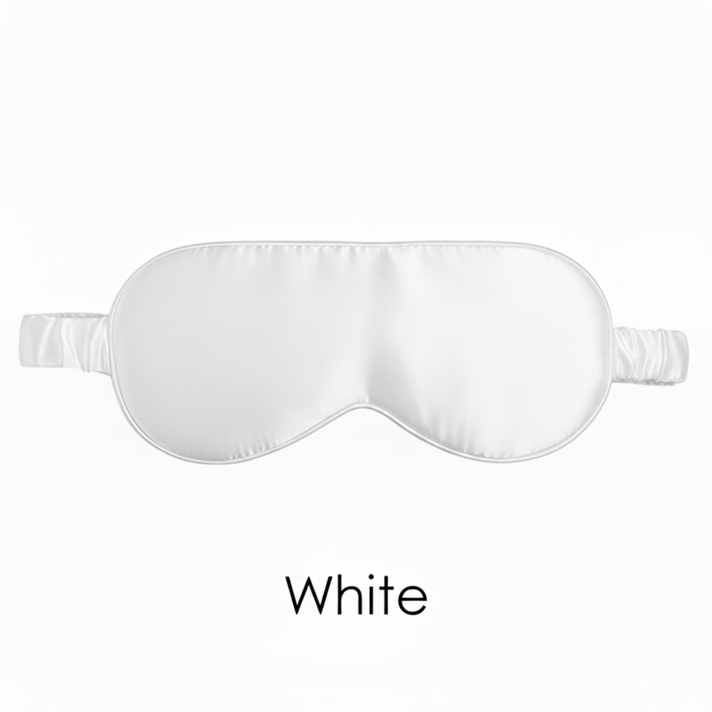 Bamboo Sleep Mask with Adjustable Strap and Light Blocking for Travel and Rest